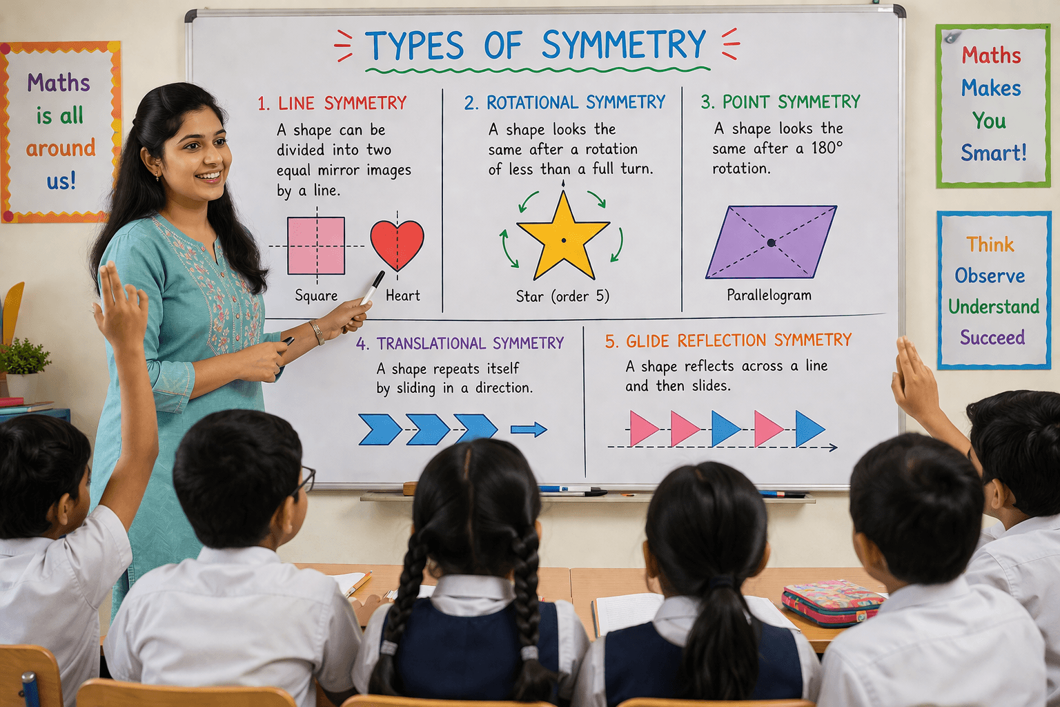 Types of symmetry