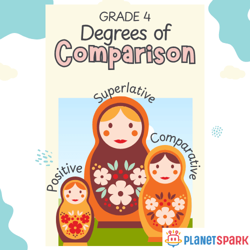 Class 4 Grammar Worksheet on Comparison Words