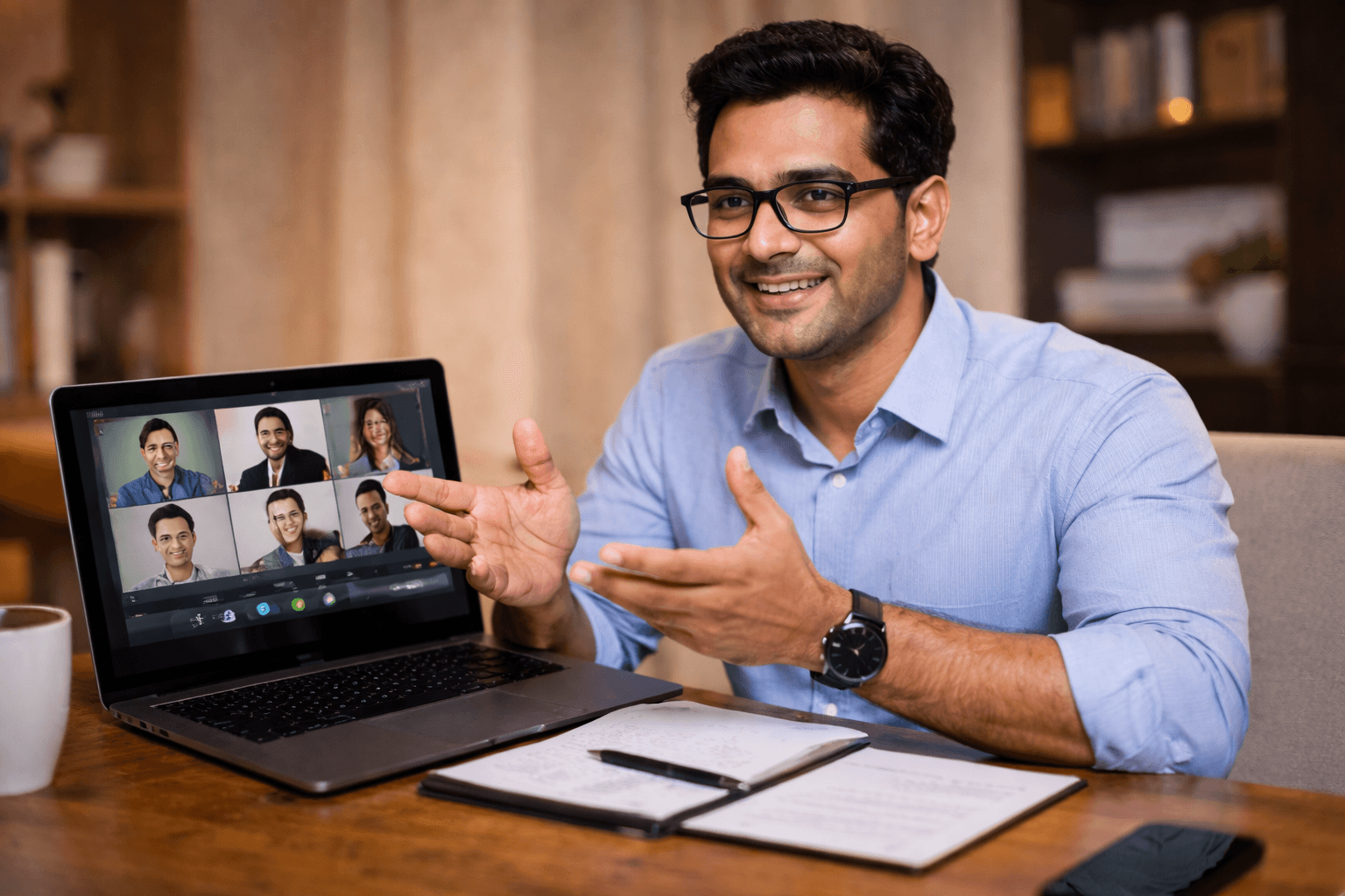 commanding a virtual room