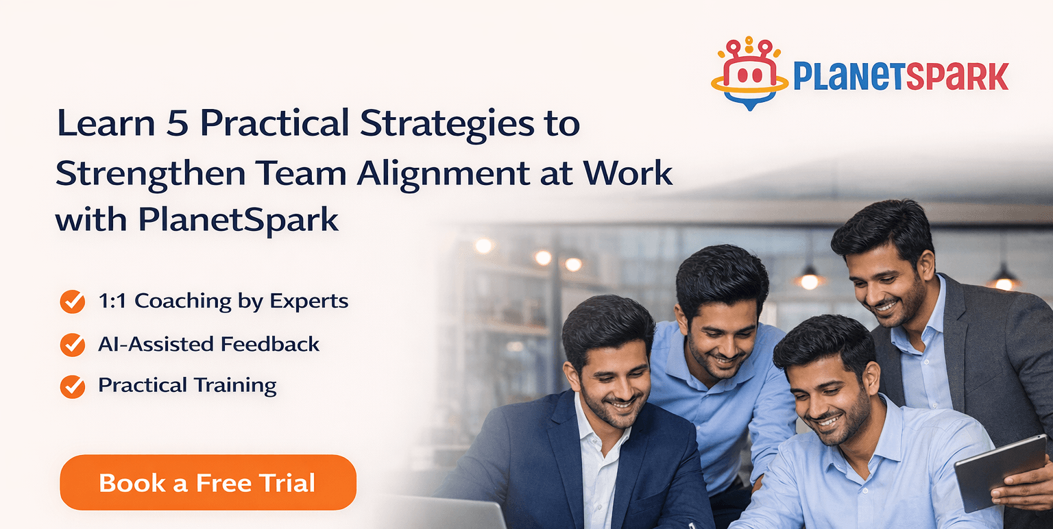 Indian male professionals working together in office setting showing teamwork, coordination, and aligned communication