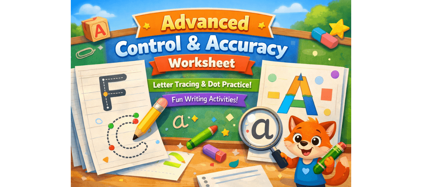 Advanced Control and Accuracy Worksheet to Strengthen KG Writing Skills.png