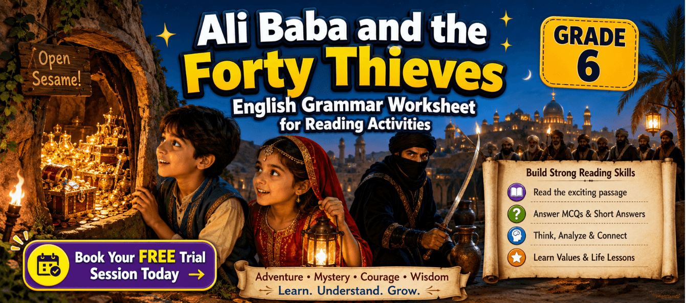 Ali Baba and the Forty Thieves Grade 6 Reading Activities.png