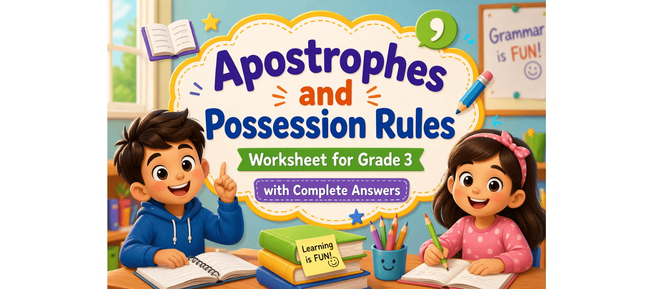 Apostrophes and Possession Rules Worksheet for Grade 3.png