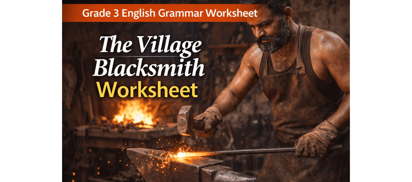 Blacksmith Comprehension Worksheet Class 3 PDF.png