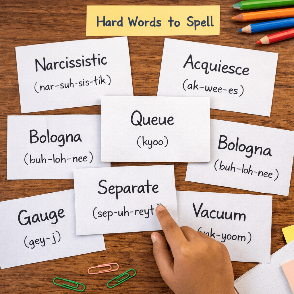 Hard Word List