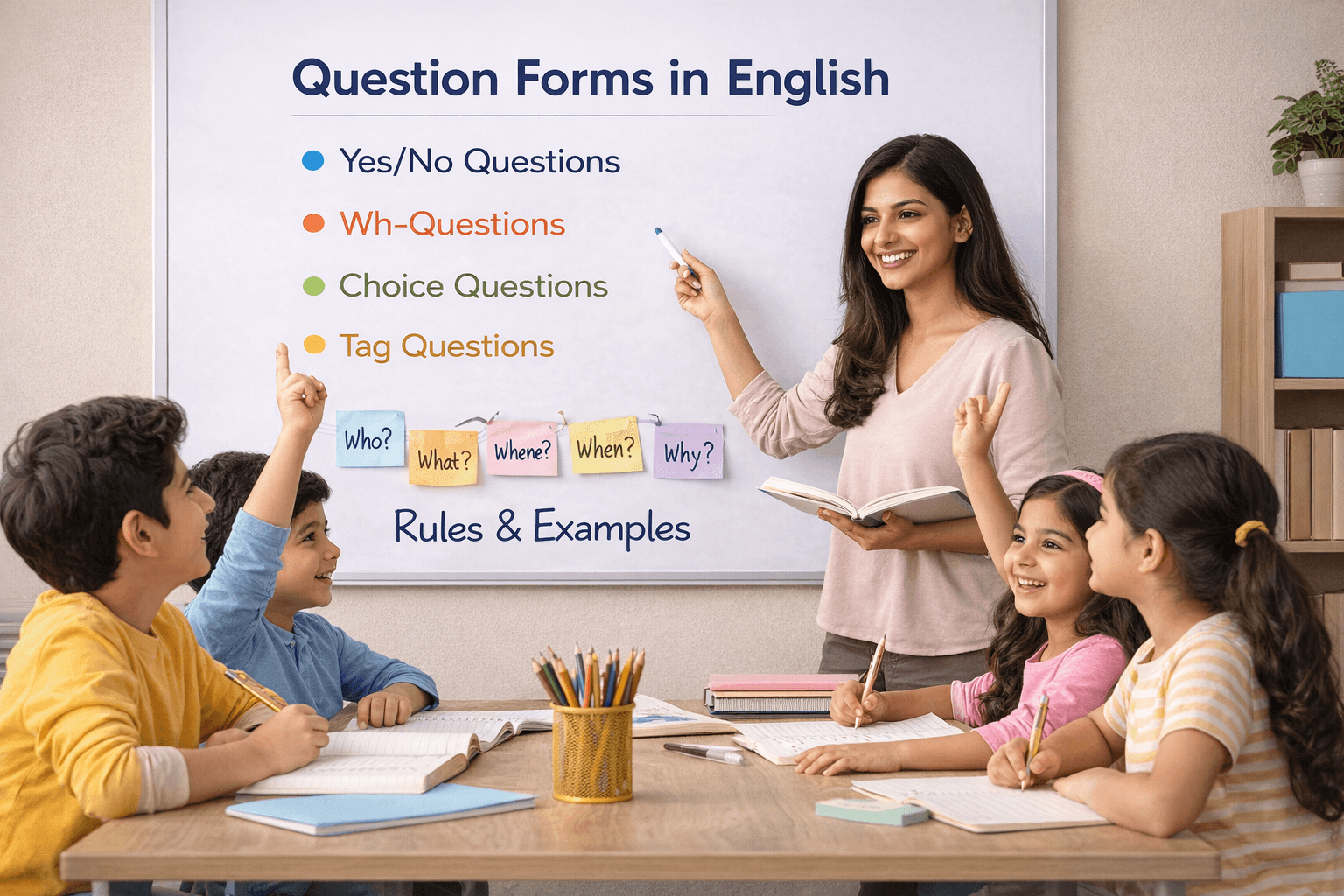 Classroom fun with English question forms