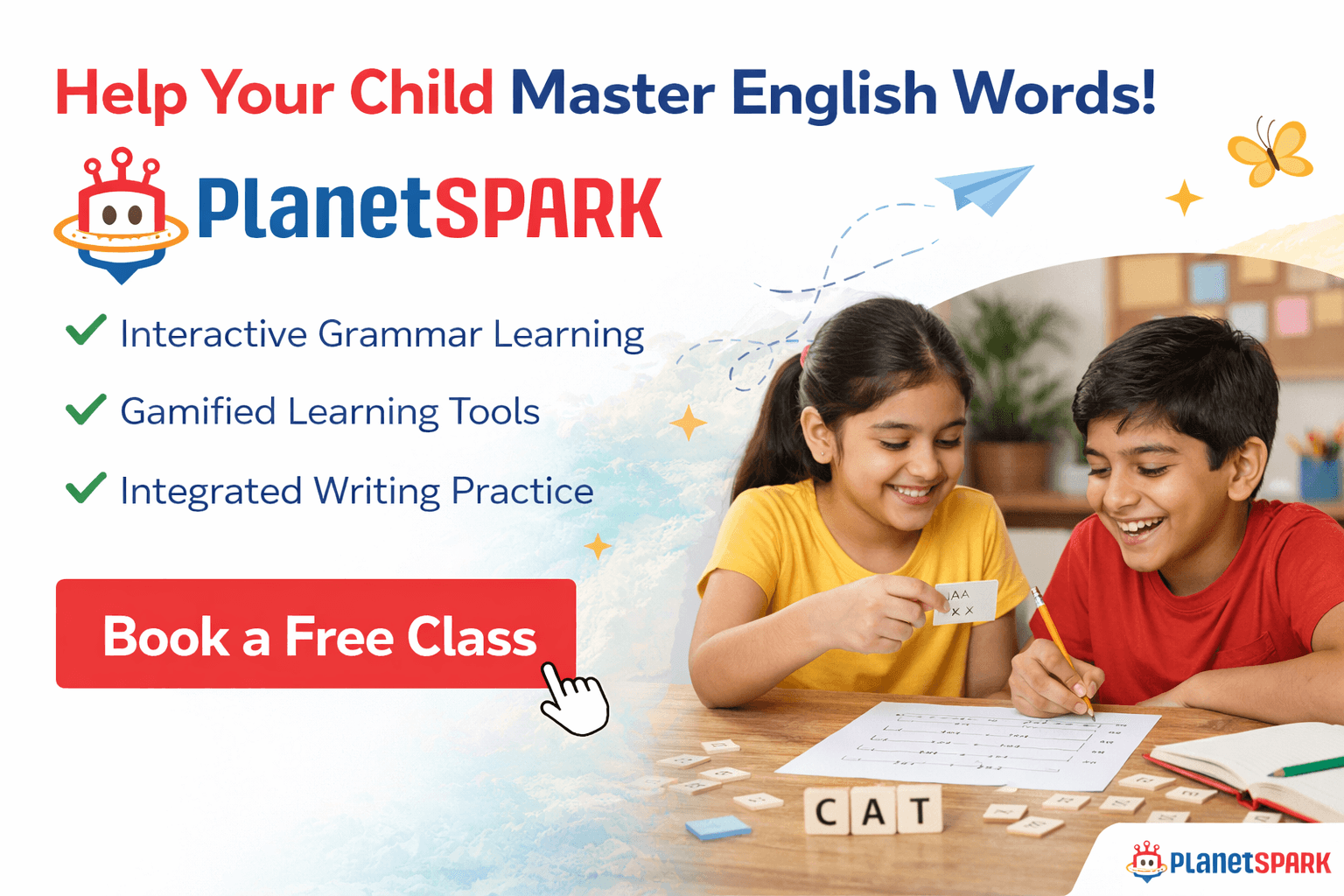 kids learning jumbled words puzzle activity