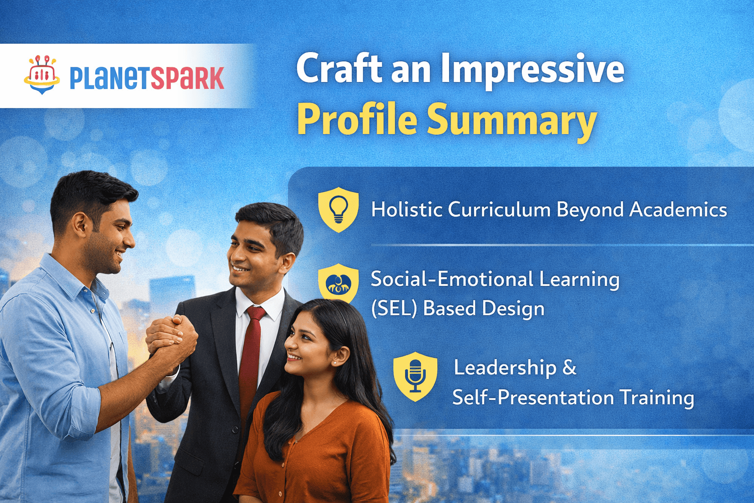 Craft an impressive profile summary