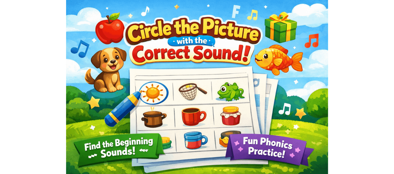 Circle the Picture with Correct Sound Worksheet KG.png