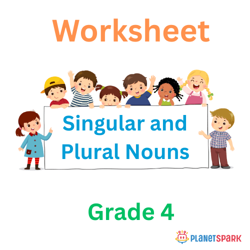 Class 4 Grammar Worksheet on Singular and Plural Nouns