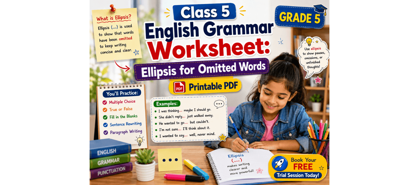 Class 5 English Grammar Worksheet Ellipsis for Omitted Words [Printable PDF].png