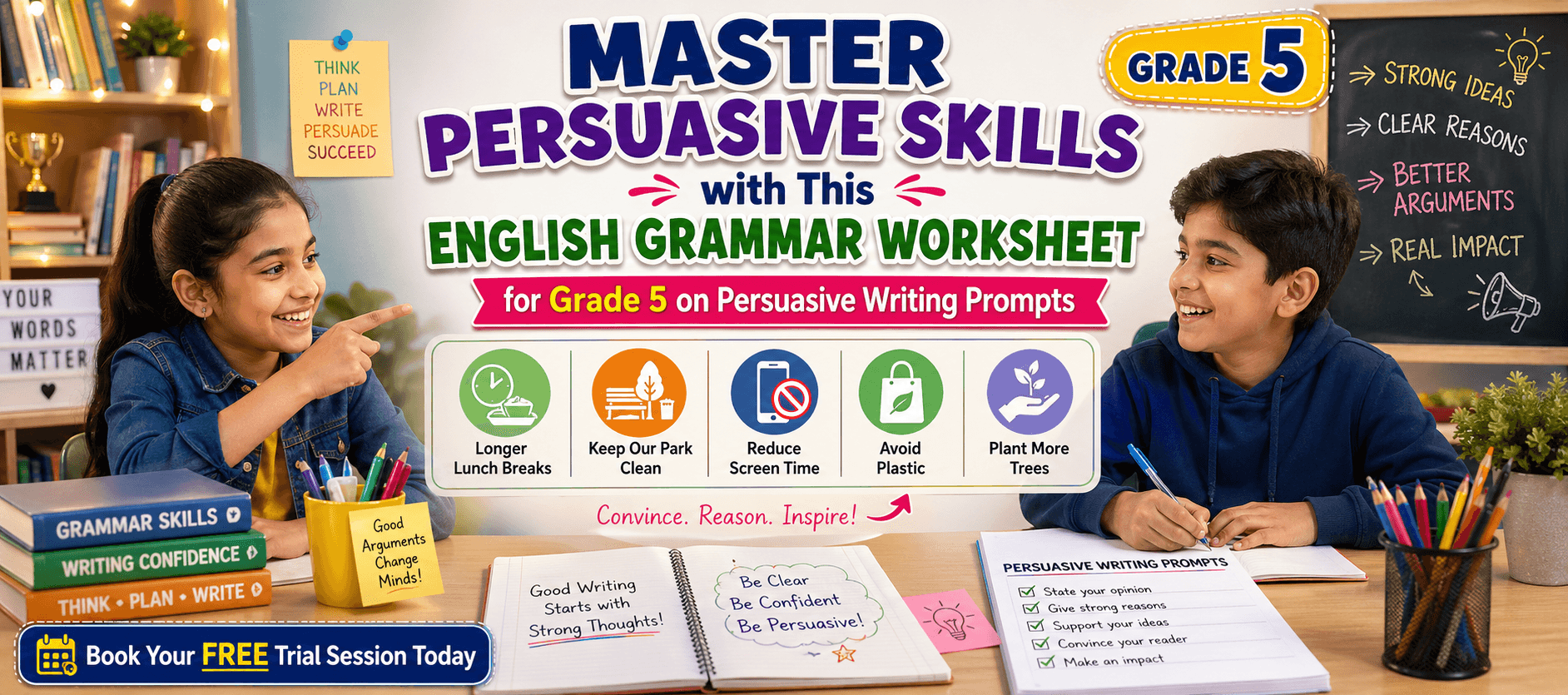 Class 5 English Worksheet Persuasive Writing Practice PDF.png