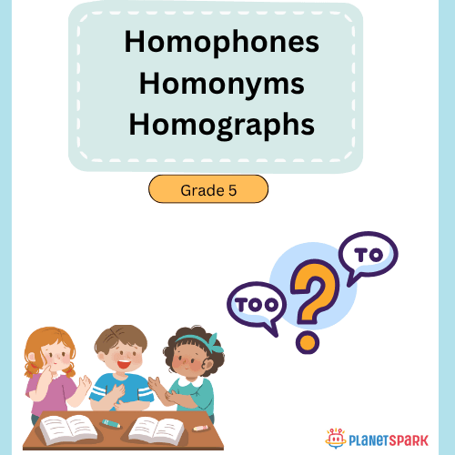 Class 5 English Worksheet on Sound-Alike Words