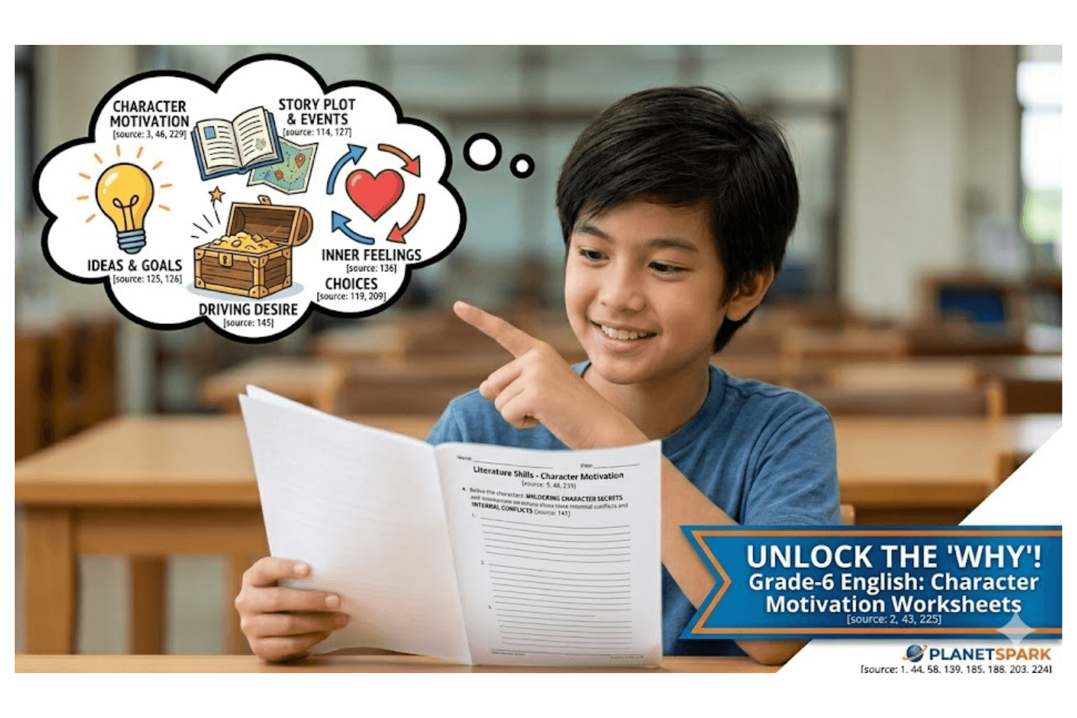 Class 6 Grammar Worksheet on Character Motives [Free PDF].png
