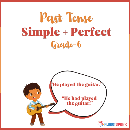 Class 6 Grammar Worksheet on Past Tense Forms
