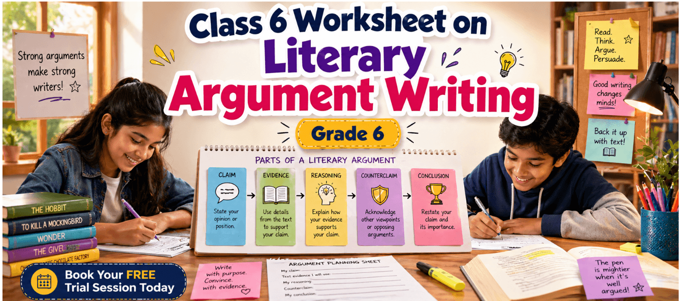 Class 6 Literary Argument Writing Worksheet for Kids [Free PDF].png