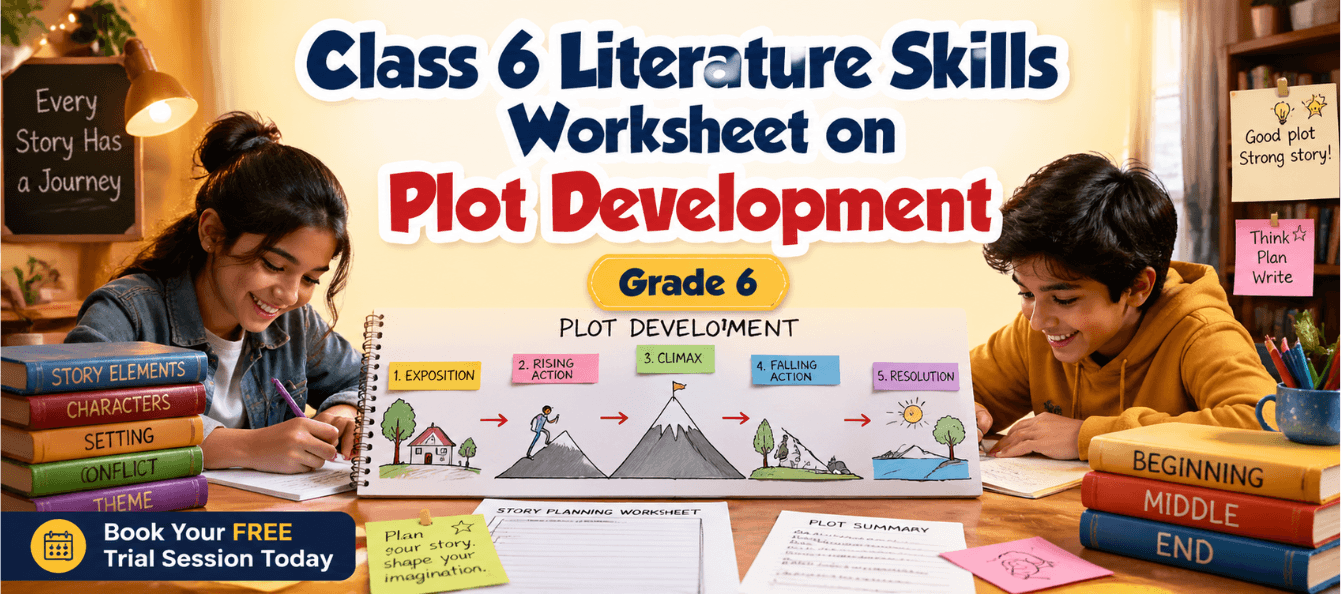 Class 6 Printable English Worksheet on Plot Development [With Examples].png