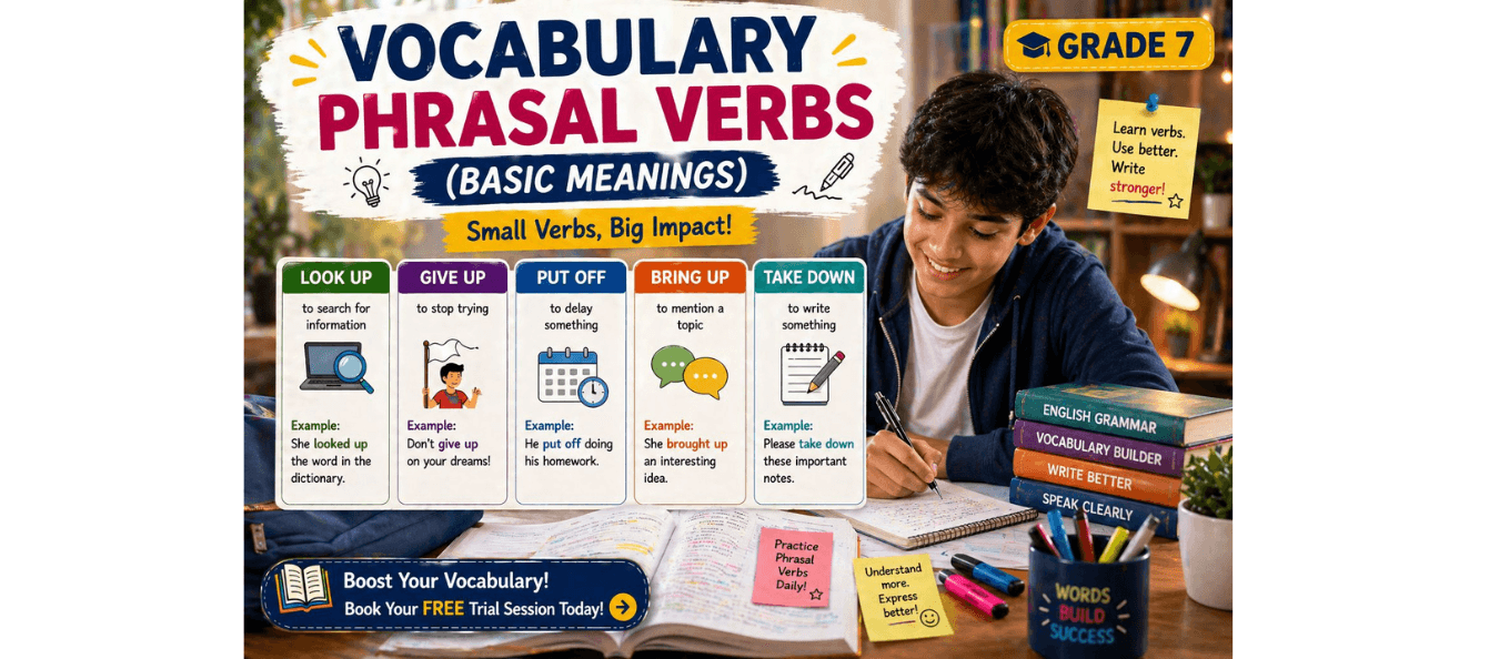 Class 7 Basic Meanings of Phrasal Verbs Worksheet [Free PDF].png