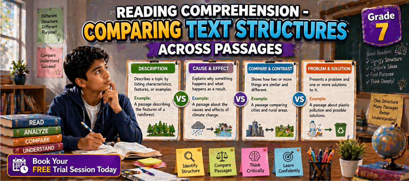 Class 7 Comparing Text Structures - Worksheet for Practice [Free PDF].png