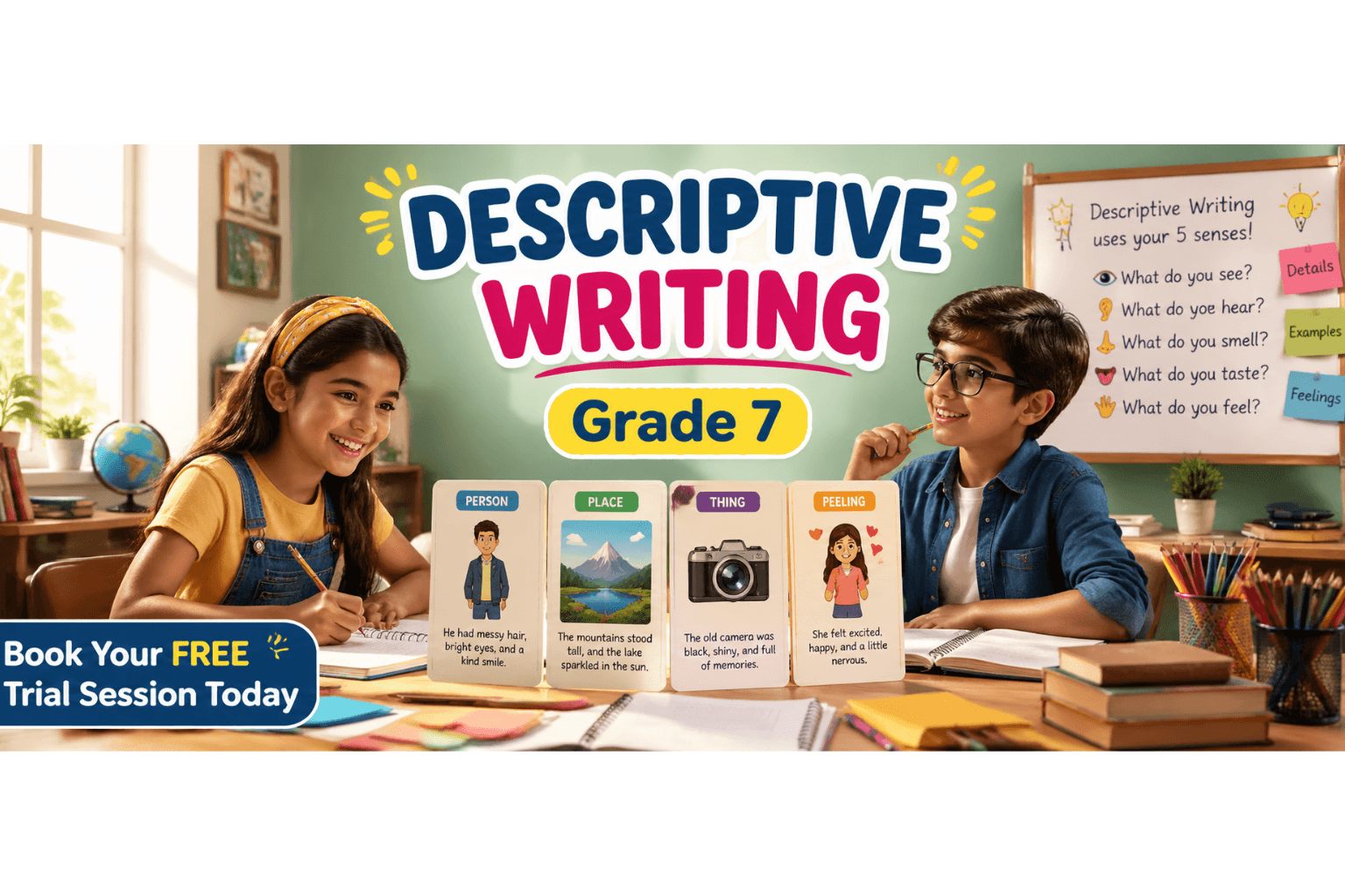 Class 7 English Worksheet on Descriptive Writing [Free PDF].png