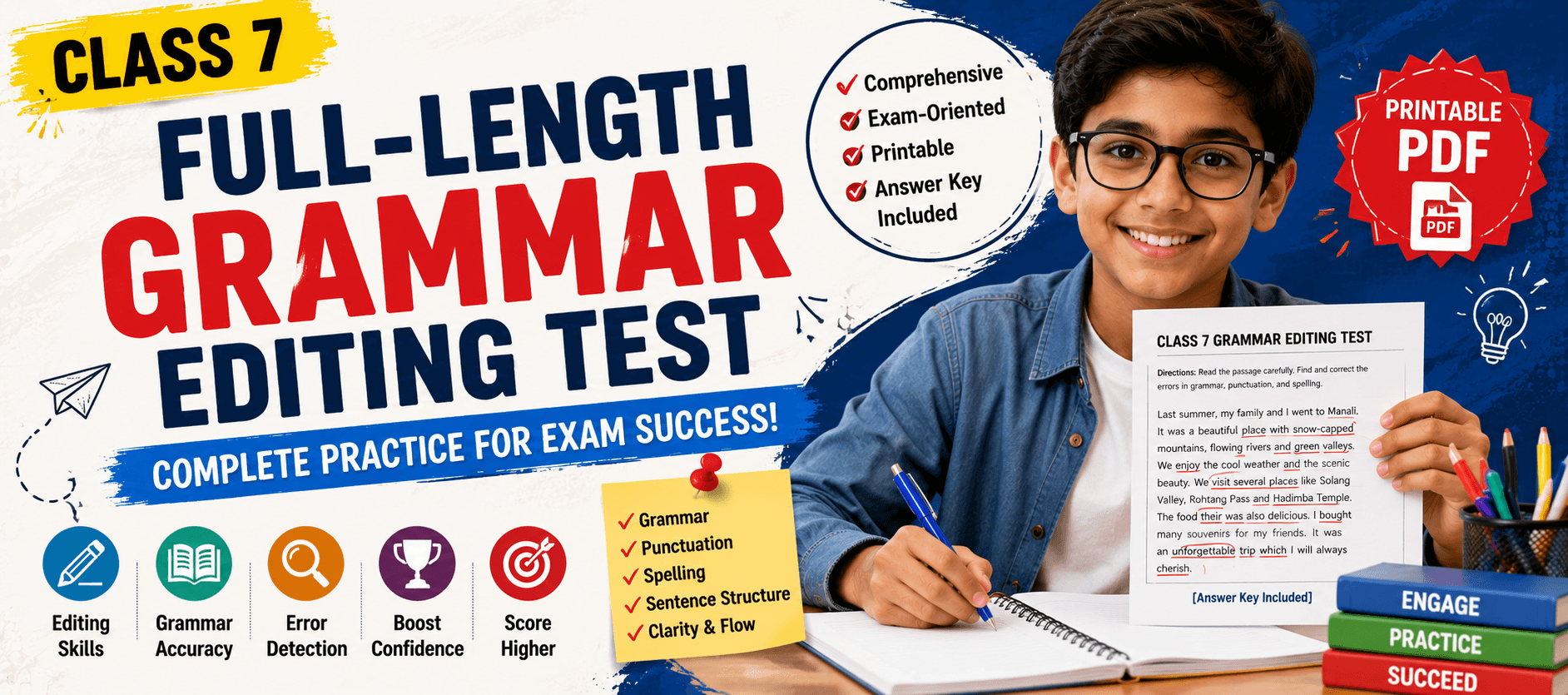Class 7 Full-Length Grammar Editing Test [Printable PDF].png