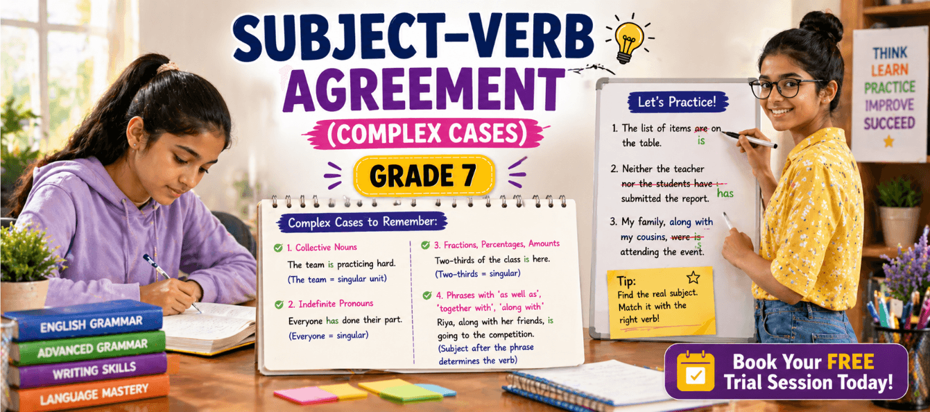 Class 7 Grammar Worksheet_ Complex Subject–Verb Rules.png