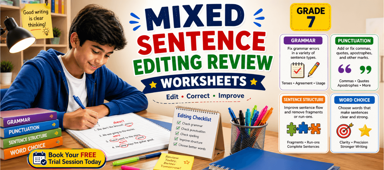 Class 7 Mixed Sentence Editing Worksheet [Free PDF].png