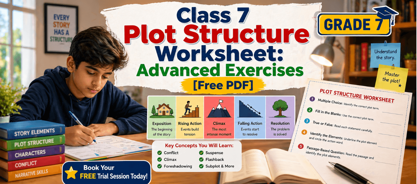 Class 7 Plot Structure Worksheet Advanced Exercises [Free PDF].png