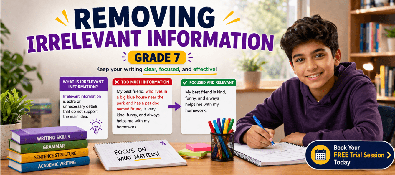 Class 7 Removing Irrelevant Details Worksheet [Answers].png