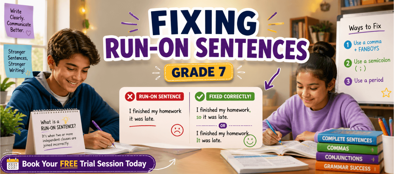 Class 7 Run-on Sentences Worksheet_ Practice & PDF [Free].png