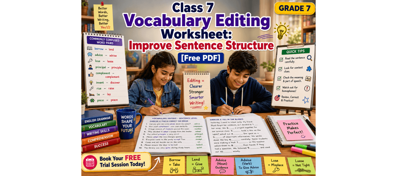 Class 7 Vocabulary Editing Worksheet Improve Sentence Structure [Free PDF].png