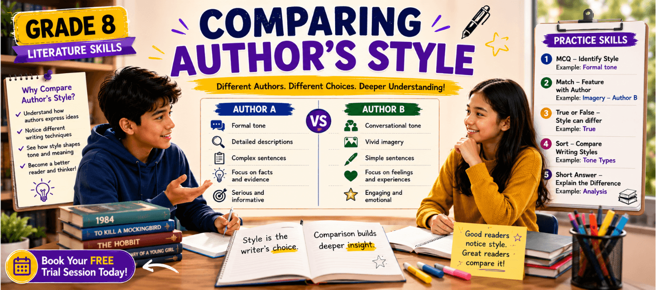 Class 8 Author Style Review Worksheet [Free PDF].png