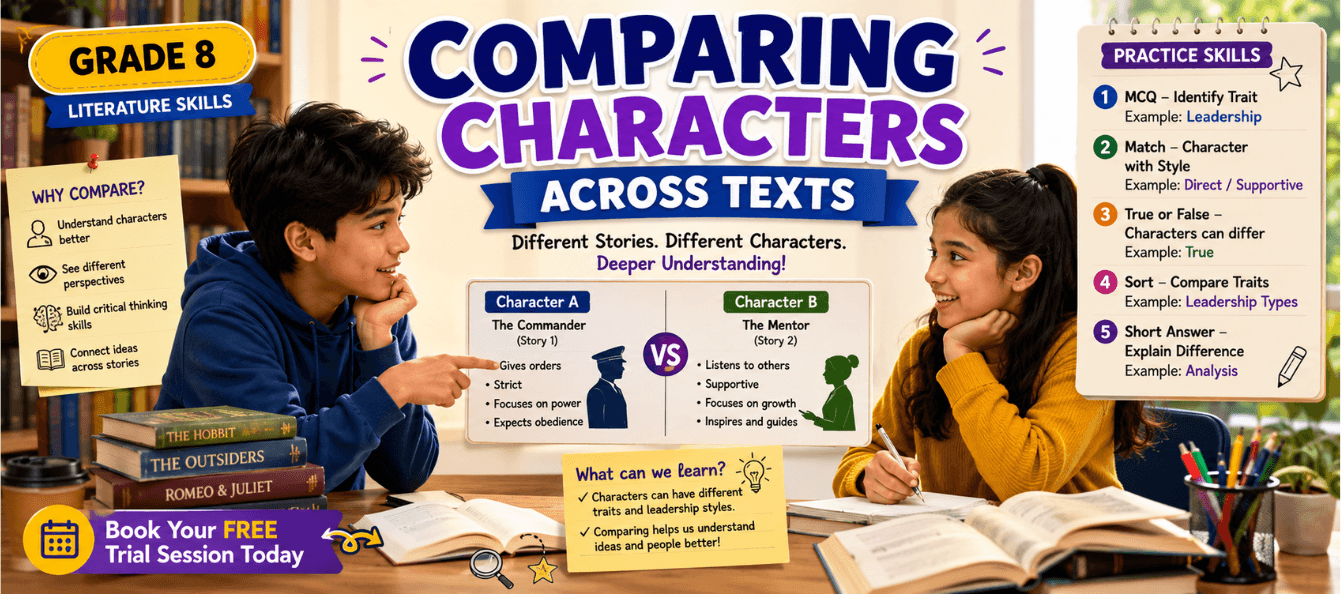 Class 8 Character Comparison Worksheet [Free PDF].png