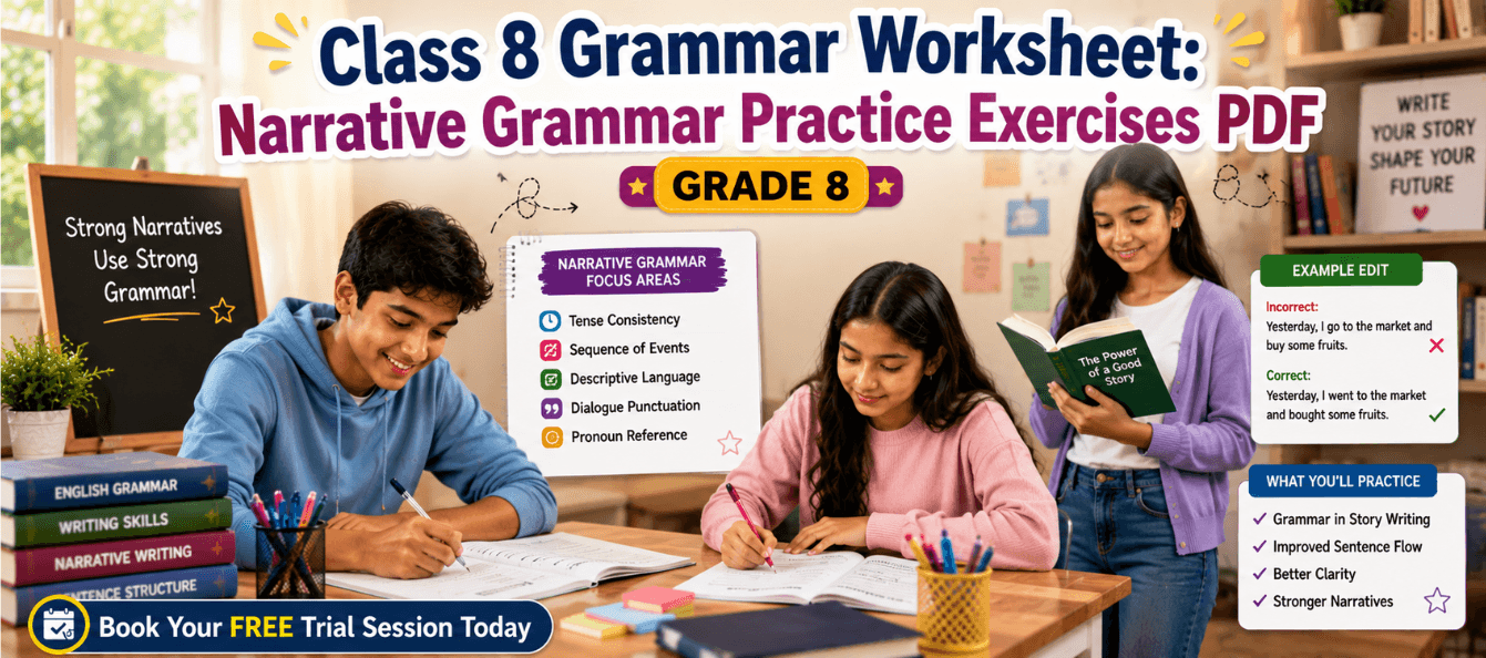 Class 8 Grammar Worksheet_ Narrative Grammar Practice.png