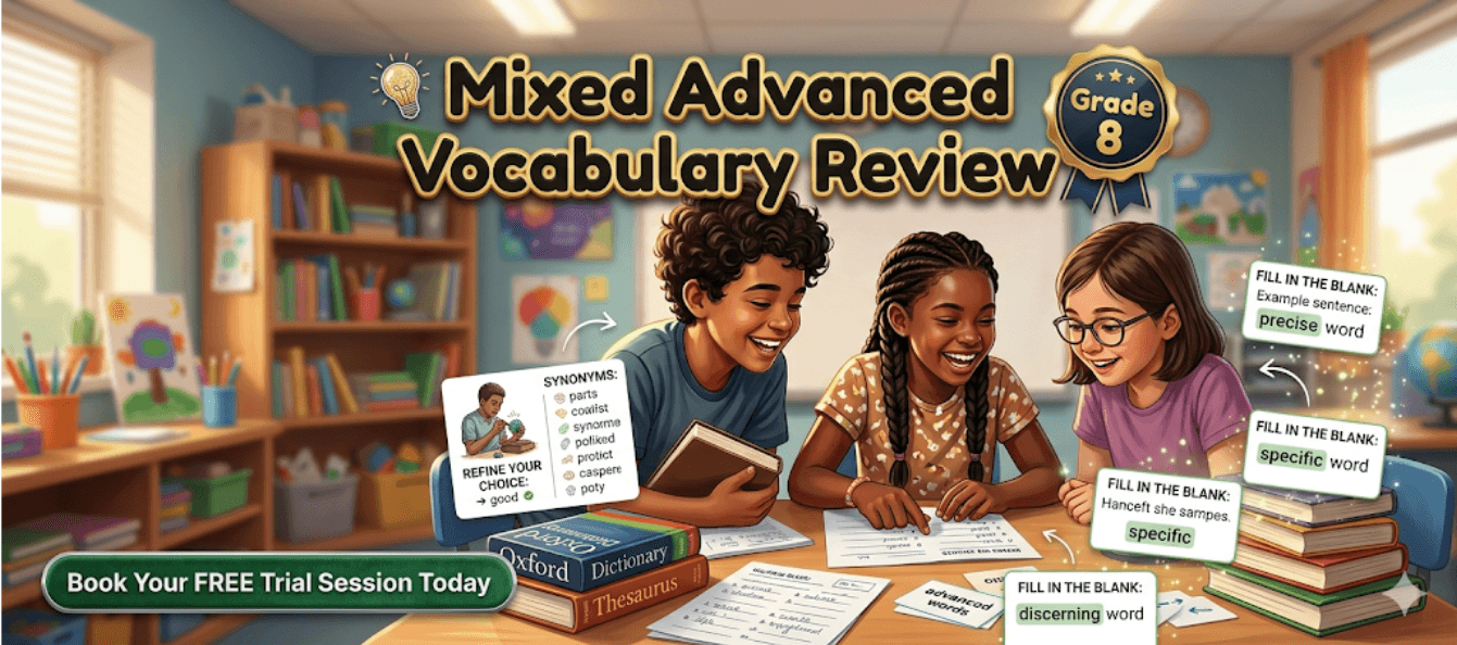 Class 8 Mixed Vocabulary Worksheet [Free PDF].png
