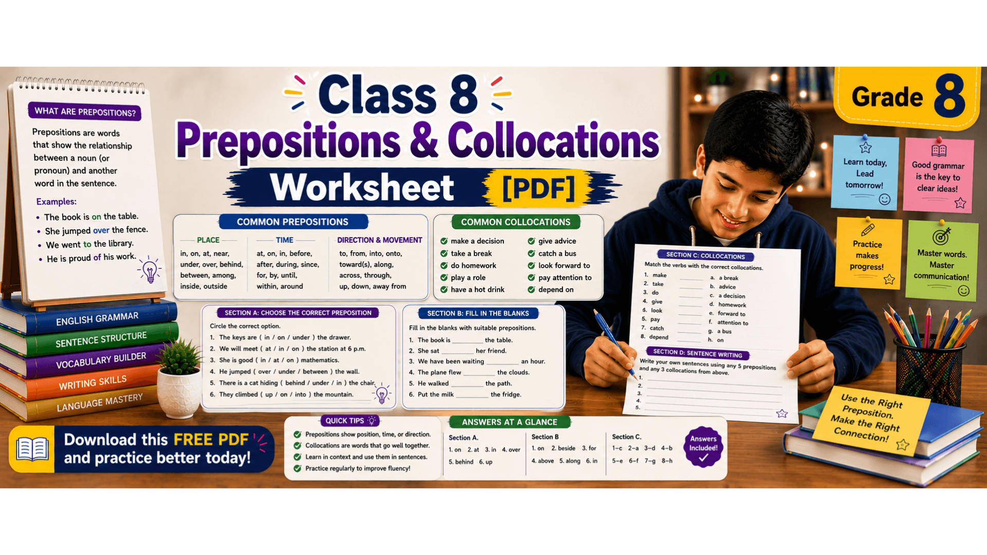 Class 8 Prepositions & Collocations Worksheet [PDF].png