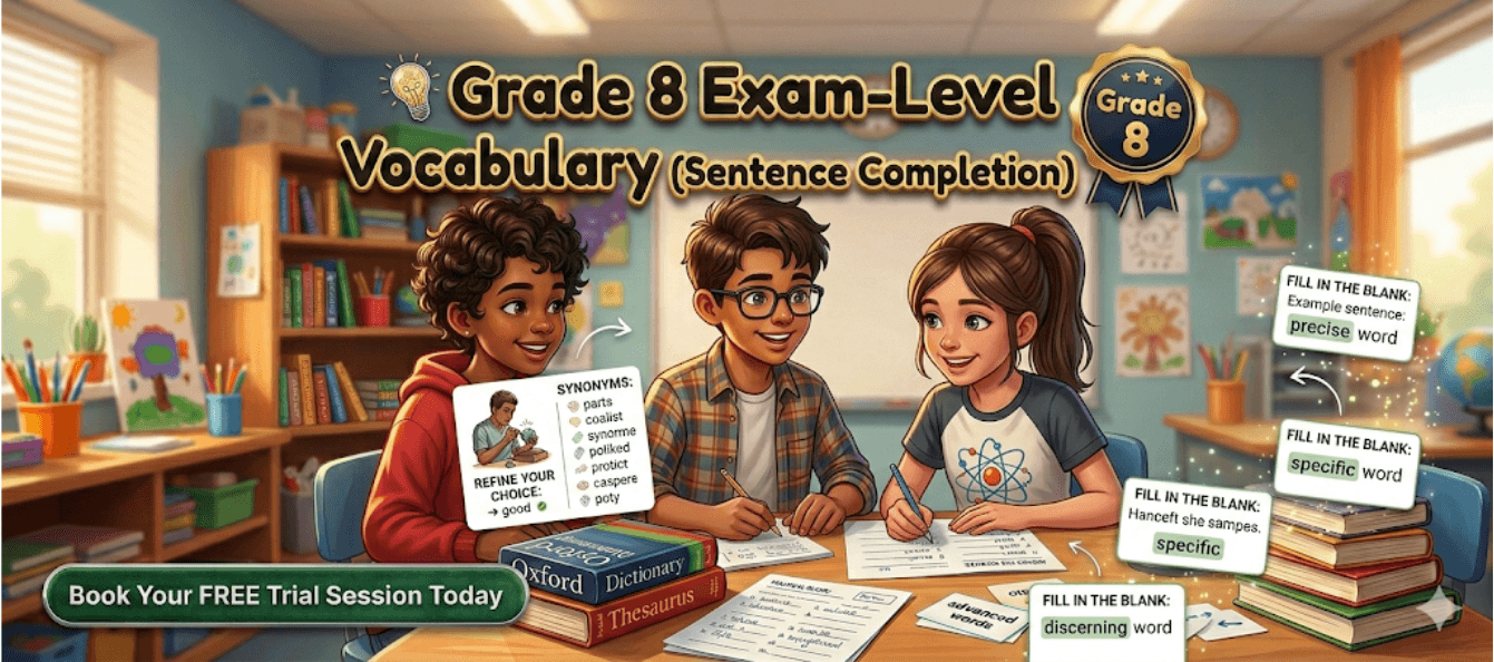 Class 8 Sentence Vocabulary Worksheet [Free PDF].png