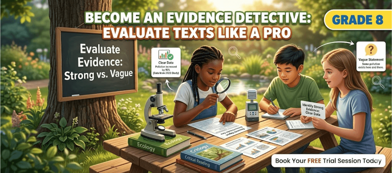 Class 8 Text Evidence Skills Worksheet [Free PDF].png