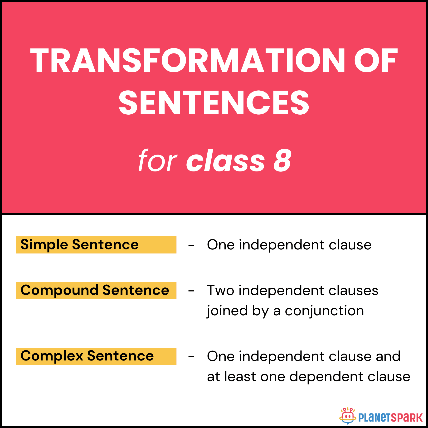 Sentence Transformation Exercises For Class 10 Cbse With