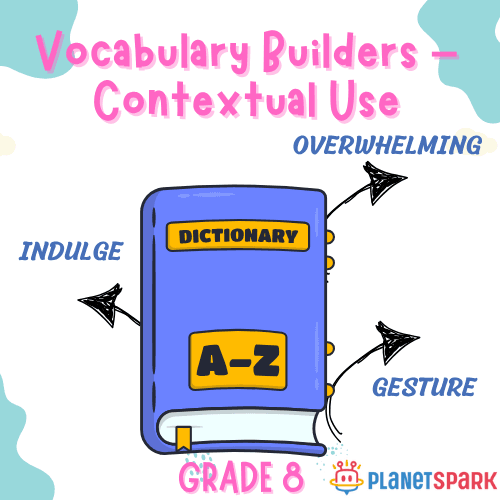 Class 8 Vocabulary Worksheet with Word Meanings