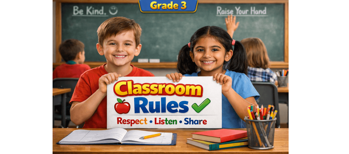 Classroom Rules Worksheet for Grade 3 Reading Practice Free PDF.png