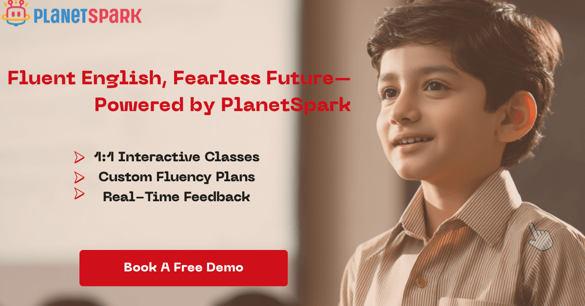 Young and confident child speaking english fluently