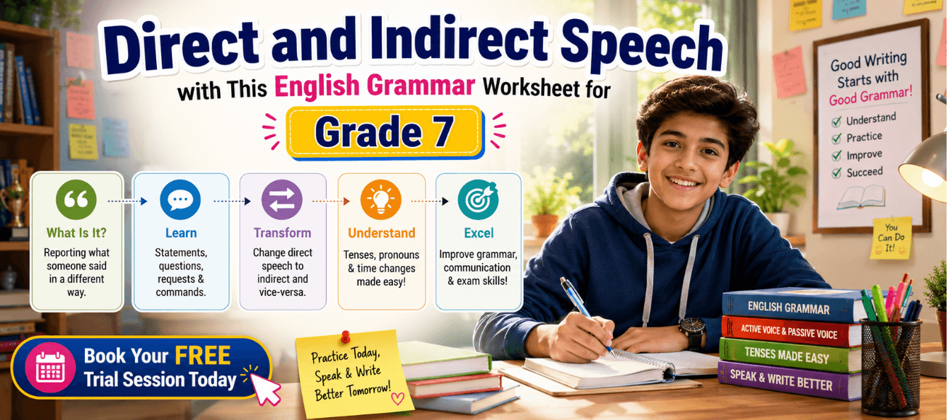 Direct and Indirect Speech Mastery Activities for Grade 7.png