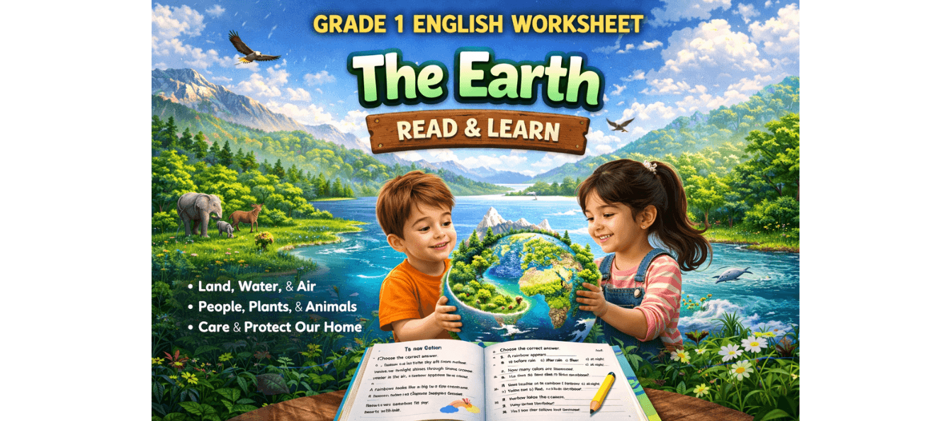 Easy Earth & Nature Worksheet for Class 1 Printable.png