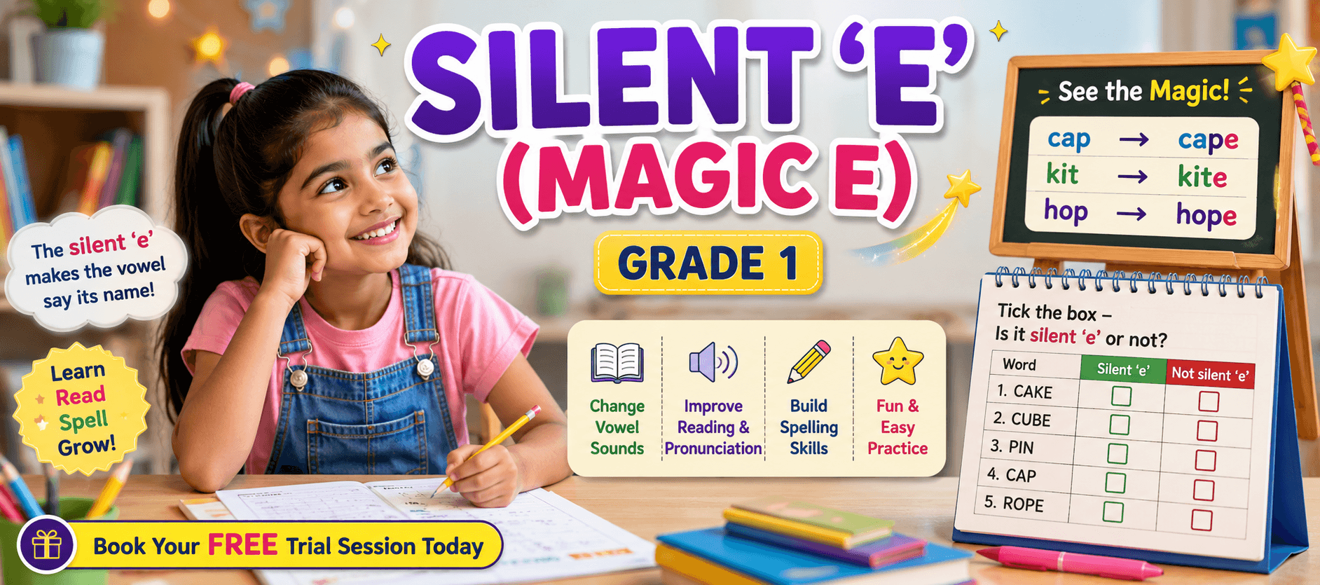 Easy Silent E Practice Exercises for Grade 1 Kids.png
