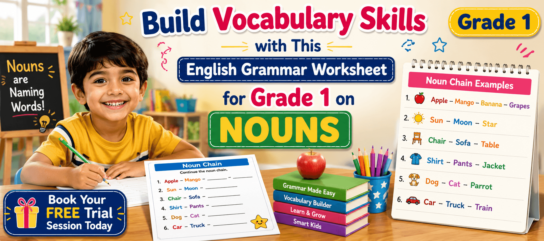 English Grammar Naming Words Activities for Class 1.png