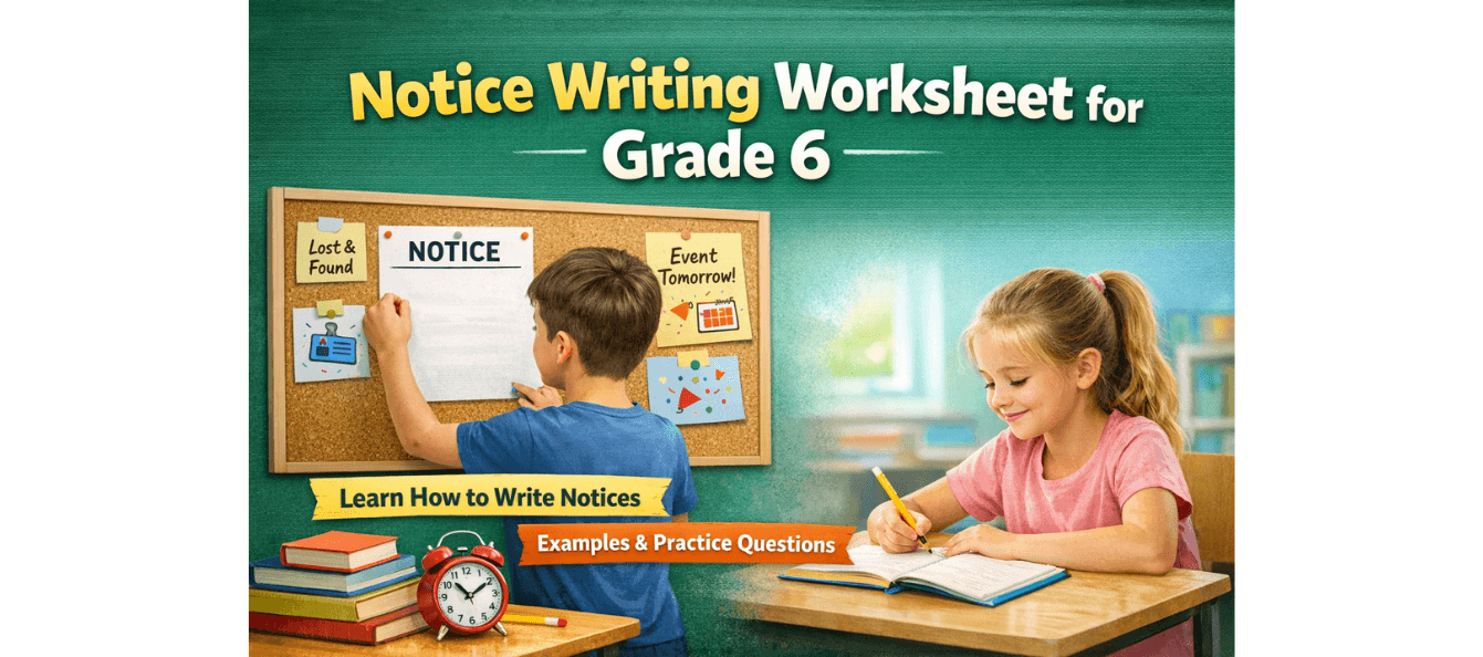 English Worksheet for Notice Writing Grade 6 with Questions.png