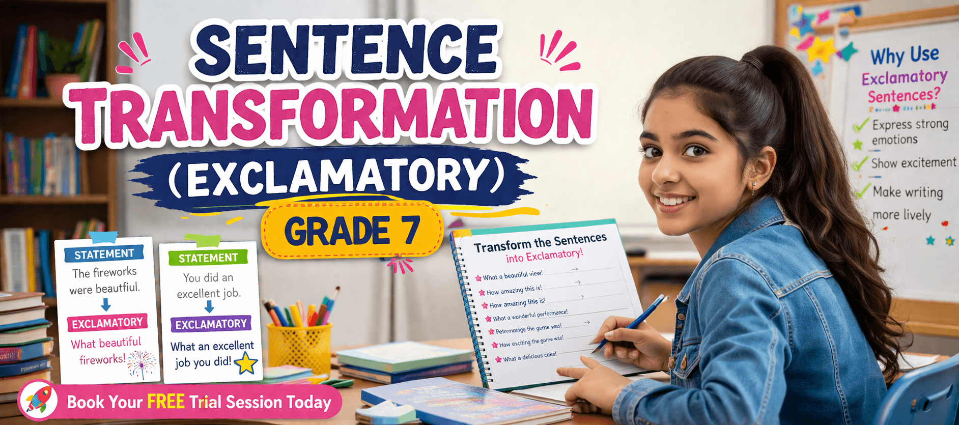 Exclamatory Sentence Transformation Printable Worksheet for Class 7 [Free PDF].png