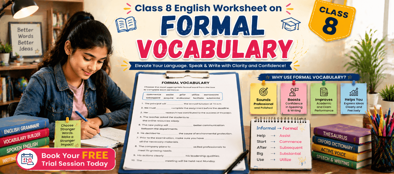 Formal Vocabulary Worksheet for Class 8 with Examples [PDF].png