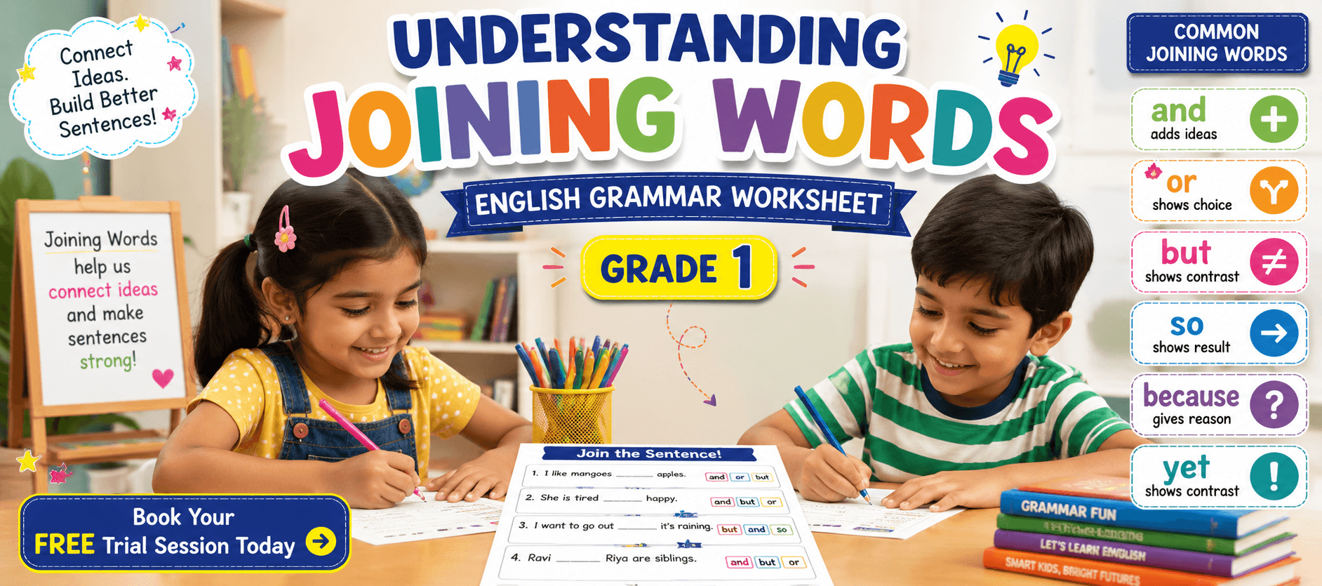 Free Joining Words Worksheet for Class 1 Practice.png